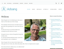 Tablet Screenshot of adsang.nl